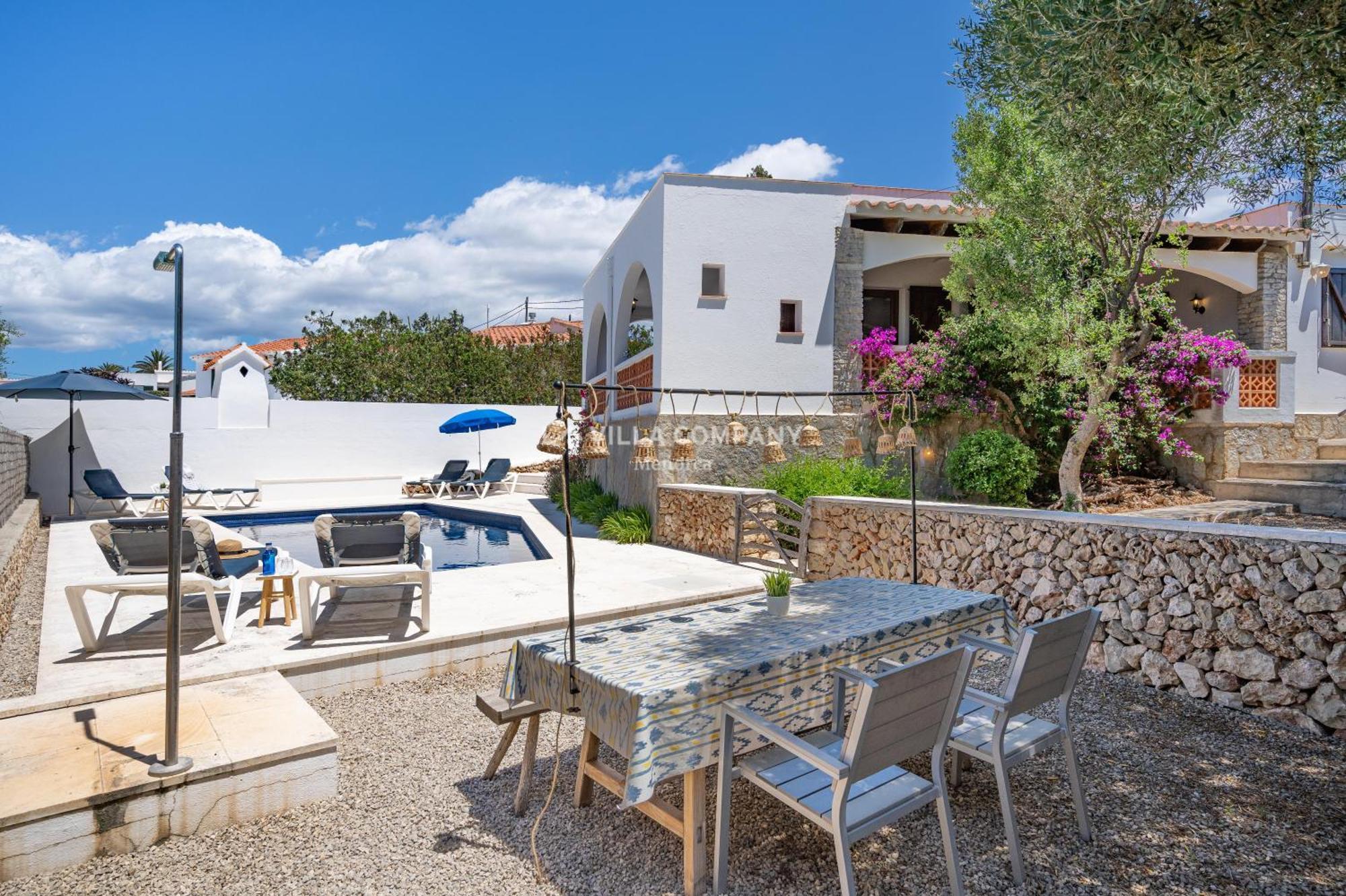 Villa Caterina Cala En Porter  外观 照片