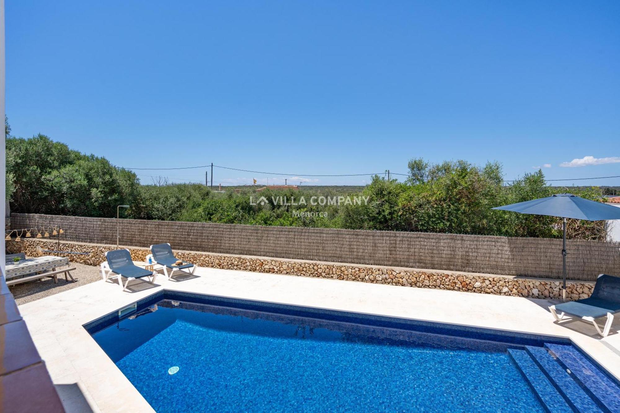 Villa Caterina Cala En Porter  外观 照片