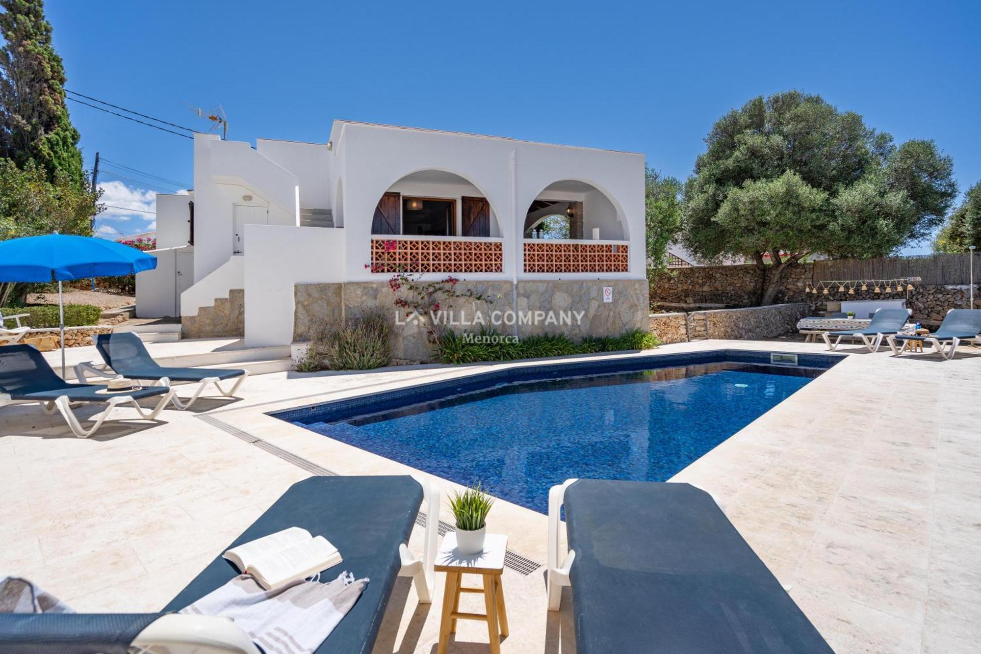 Villa Caterina Cala En Porter  外观 照片