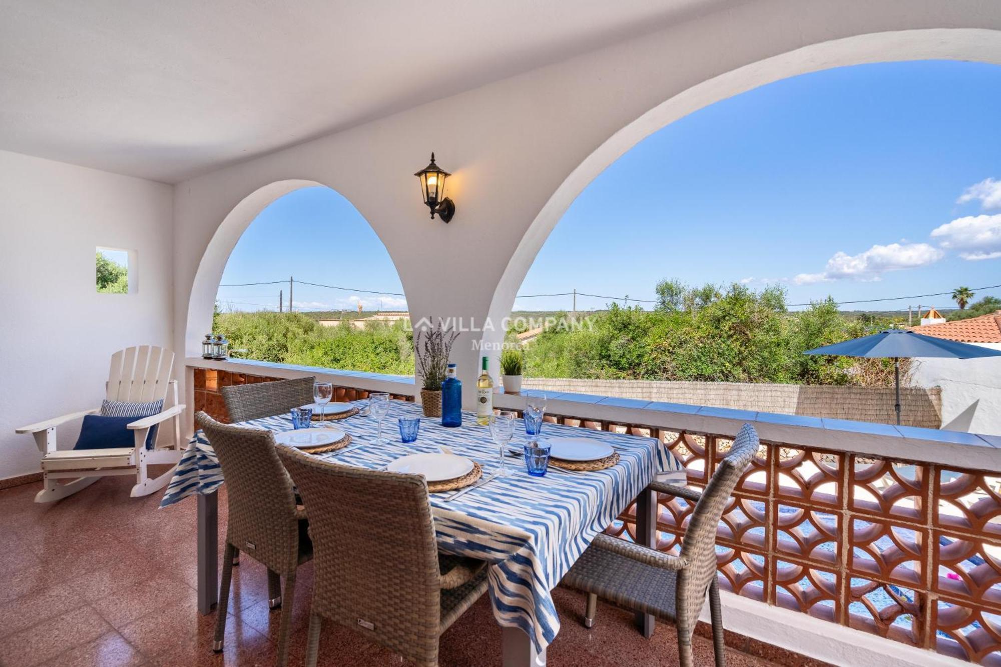 Villa Caterina Cala En Porter  外观 照片
